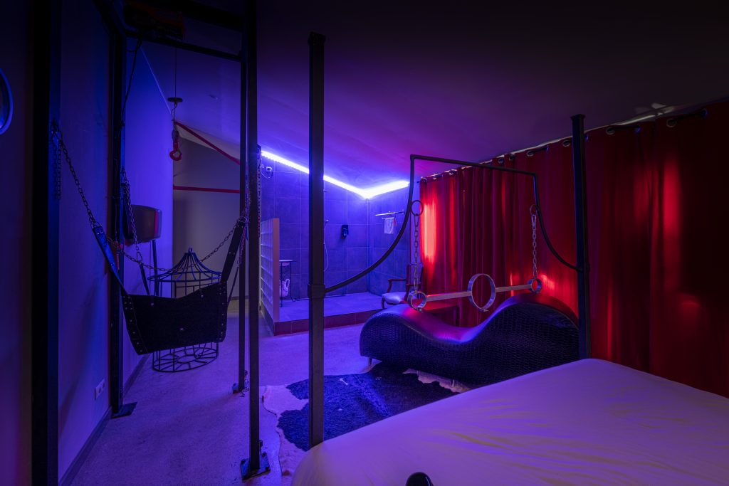 Mazmorras en Barcelona. De Clandestino BDSM. Imagen de la habitación.