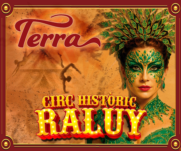 Circo en Barcelona. Cartel del espectáculo Terra